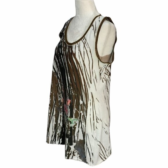 JANE & John🤎Lightweight Sweater Dress Sleeveless Brown/Beige Size M - Picture 5 of 9